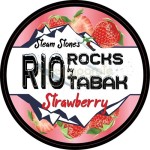 Recipient cu 100 grame de arome pentru narghilea fara tutun RIO Rocks by RioTabak Capsuni